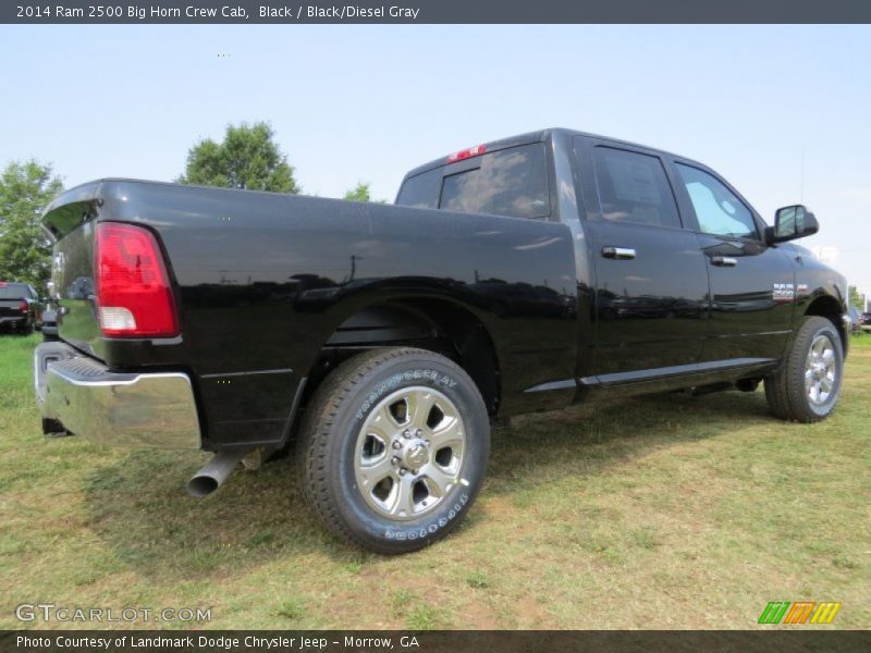 Black / Black/Diesel Gray 2014 Ram 2500 Big Horn Crew Cab
