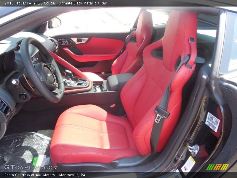  2015 F-TYPE S Coupe Red Interior