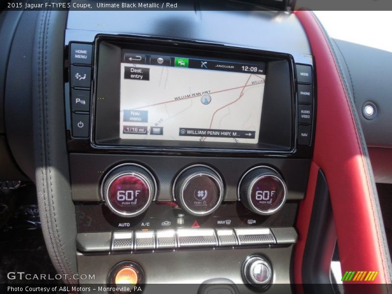 Navigation of 2015 F-TYPE S Coupe