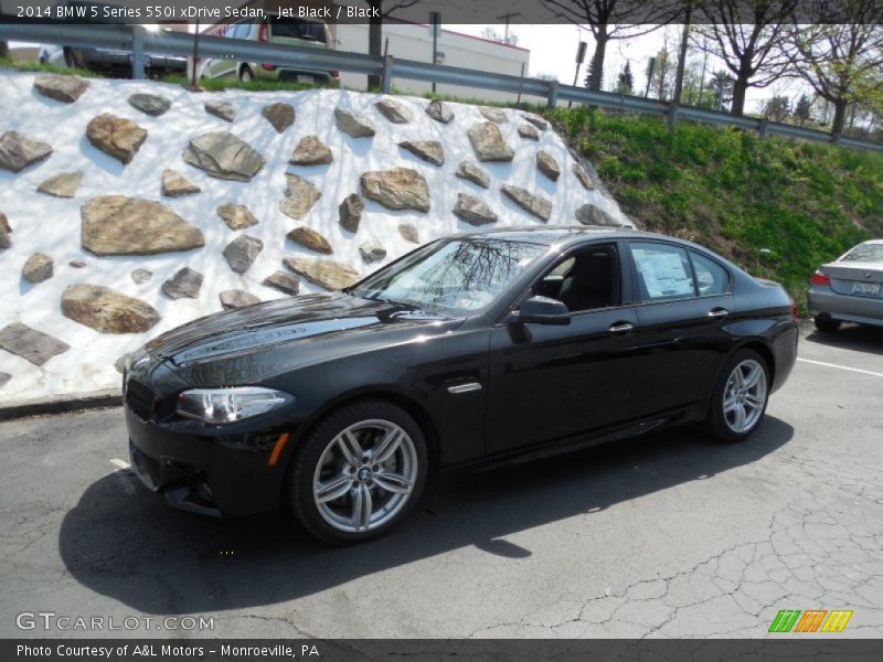 Jet Black / Black 2014 BMW 5 Series 550i xDrive Sedan