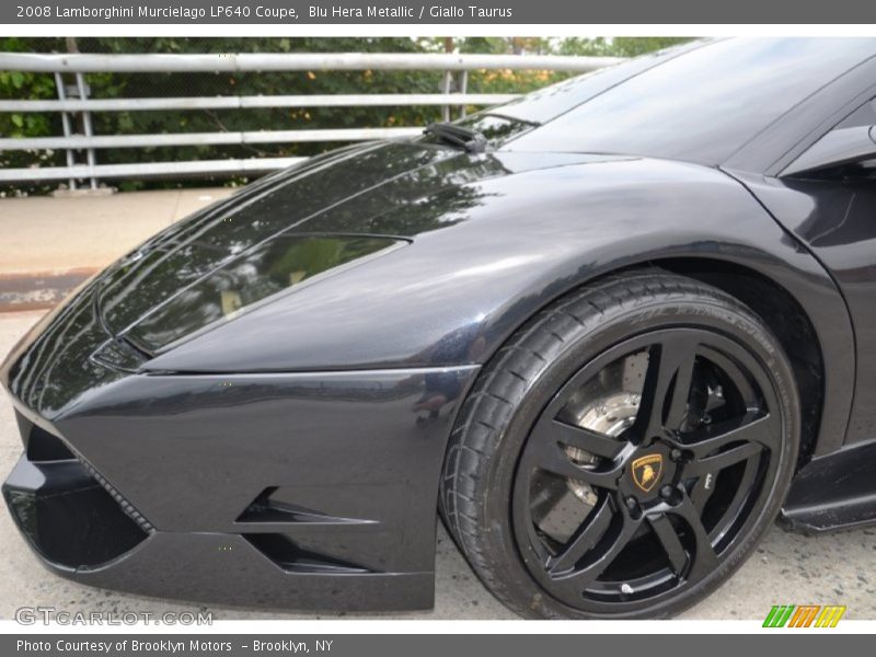 Blu Hera Metallic / Giallo Taurus 2008 Lamborghini Murcielago LP640 Coupe