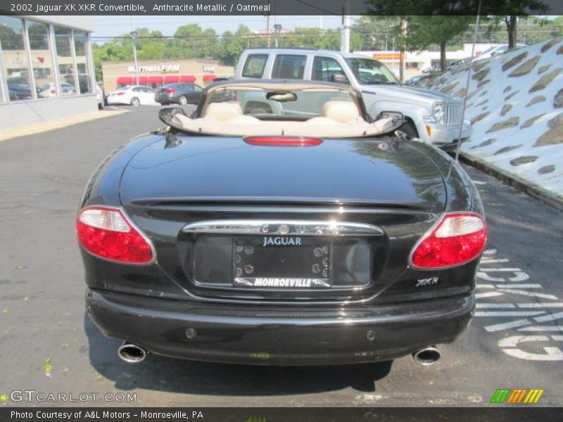 Anthracite Metallic / Oatmeal 2002 Jaguar XK XKR Convertible