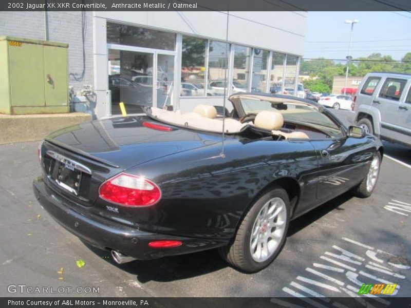 Anthracite Metallic / Oatmeal 2002 Jaguar XK XKR Convertible