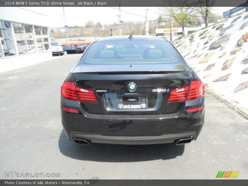 Jet Black / Black 2014 BMW 5 Series 550i xDrive Sedan