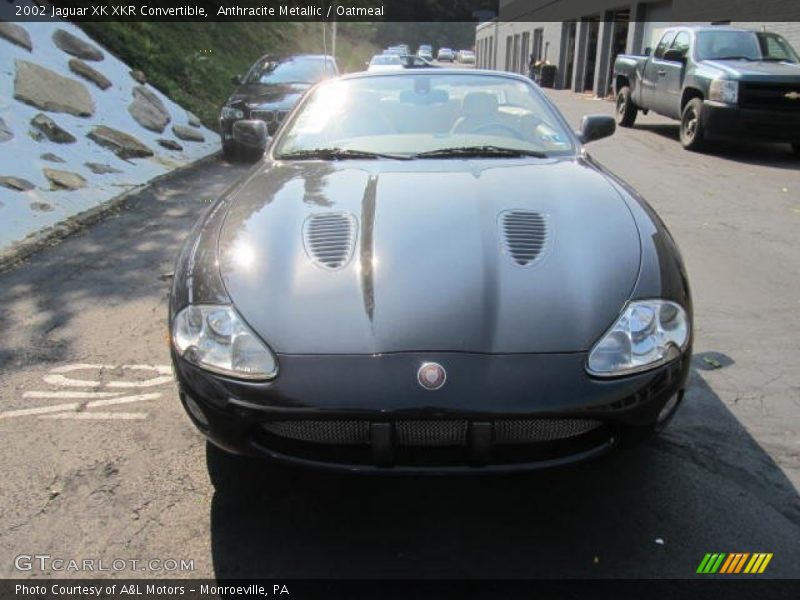Anthracite Metallic / Oatmeal 2002 Jaguar XK XKR Convertible