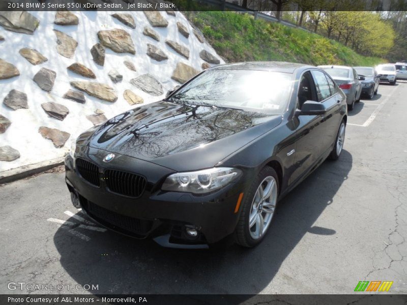 Jet Black / Black 2014 BMW 5 Series 550i xDrive Sedan