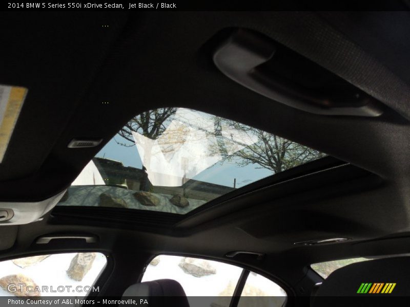 Jet Black / Black 2014 BMW 5 Series 550i xDrive Sedan