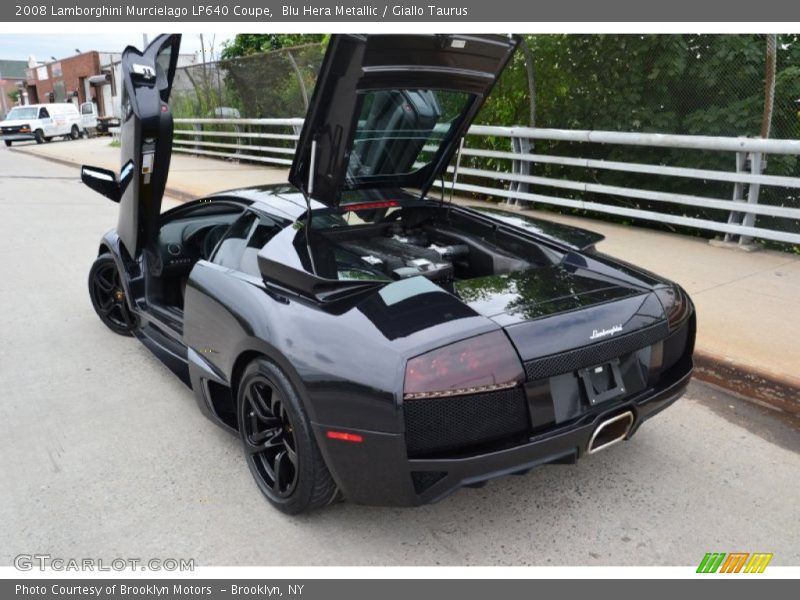 Blu Hera Metallic / Giallo Taurus 2008 Lamborghini Murcielago LP640 Coupe