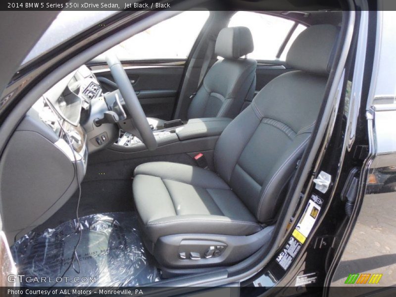 Front Seat of 2014 5 Series 550i xDrive Sedan