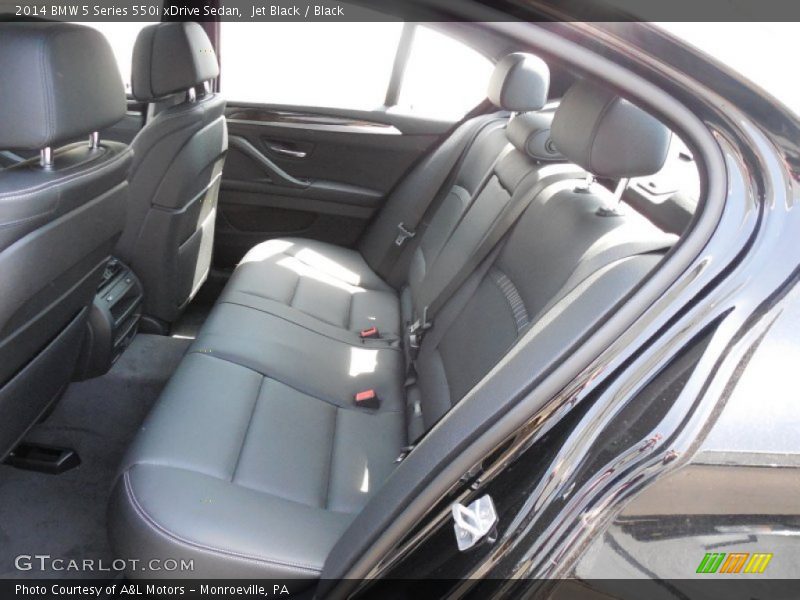 Rear Seat of 2014 5 Series 550i xDrive Sedan