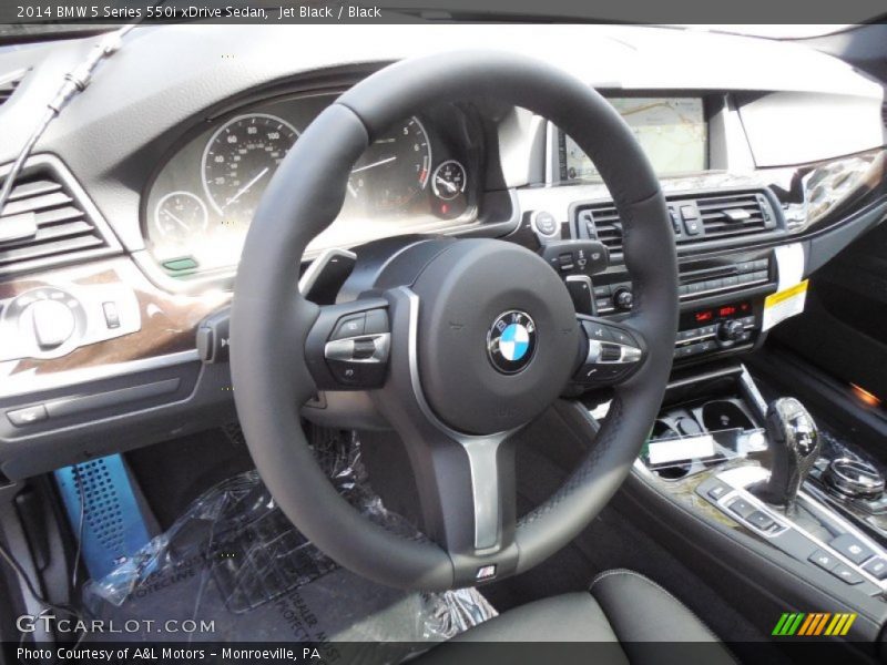  2014 5 Series 550i xDrive Sedan Steering Wheel