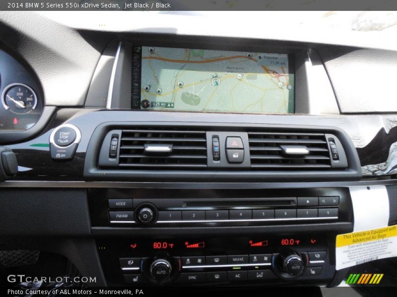 Controls of 2014 5 Series 550i xDrive Sedan