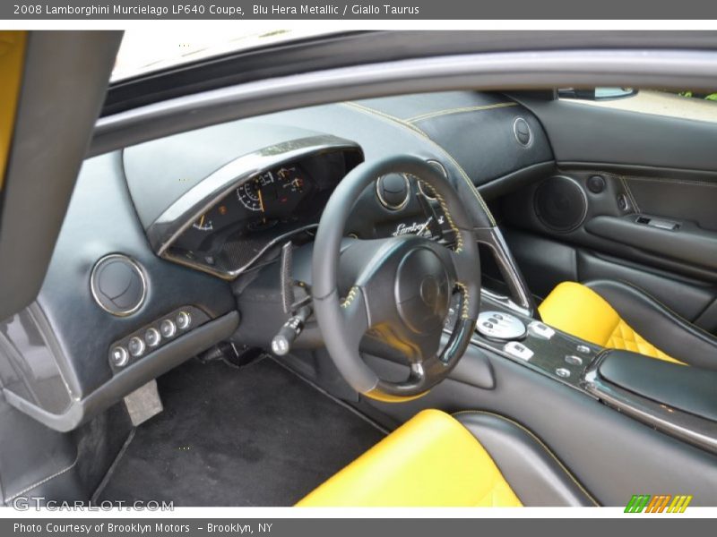 Blu Hera Metallic / Giallo Taurus 2008 Lamborghini Murcielago LP640 Coupe