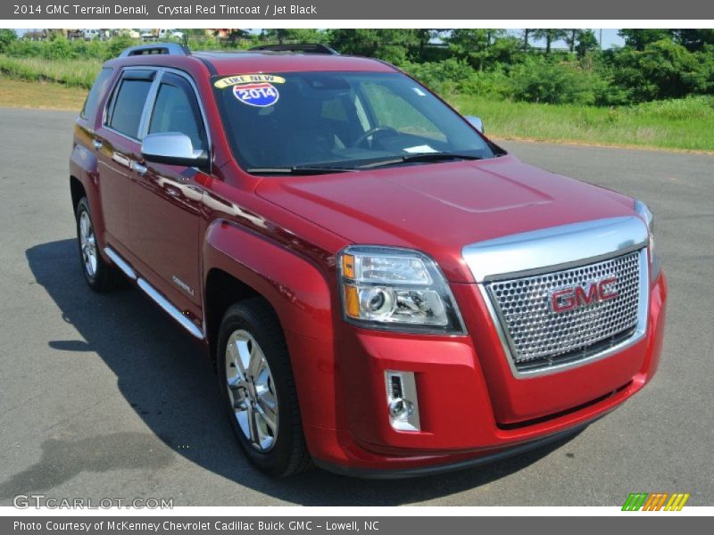 Crystal Red Tintcoat / Jet Black 2014 GMC Terrain Denali