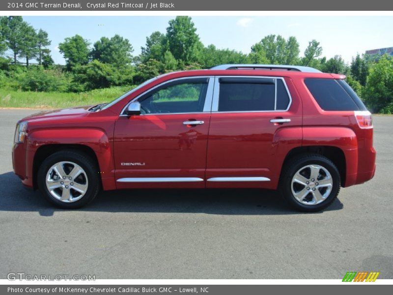 Crystal Red Tintcoat / Jet Black 2014 GMC Terrain Denali