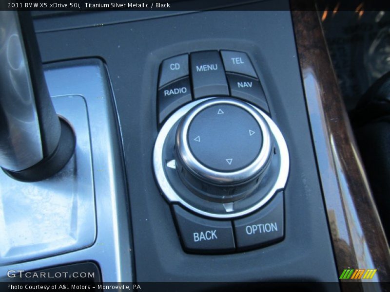 Titanium Silver Metallic / Black 2011 BMW X5 xDrive 50i