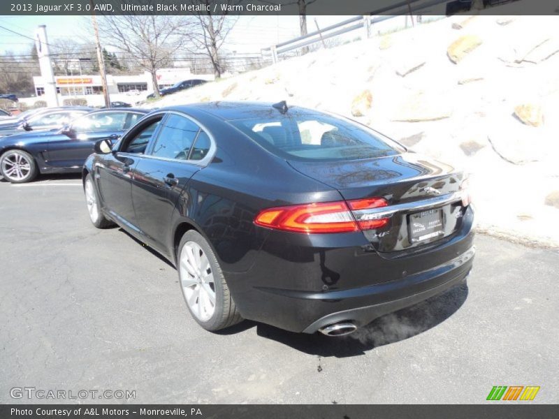 Ultimate Black Metallic / Warm Charcoal 2013 Jaguar XF 3.0 AWD