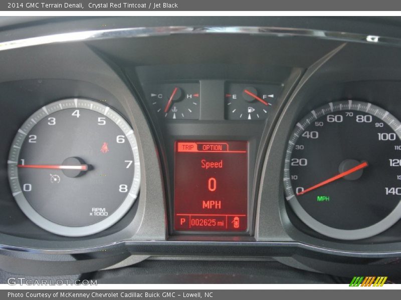 Crystal Red Tintcoat / Jet Black 2014 GMC Terrain Denali