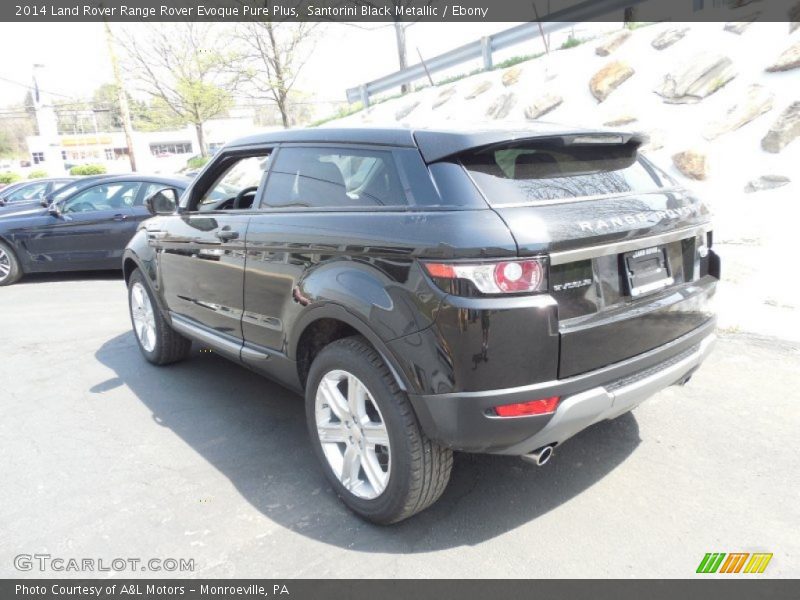 Santorini Black Metallic / Ebony 2014 Land Rover Range Rover Evoque Pure Plus