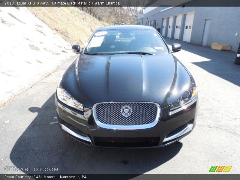 Ultimate Black Metallic / Warm Charcoal 2013 Jaguar XF 3.0 AWD