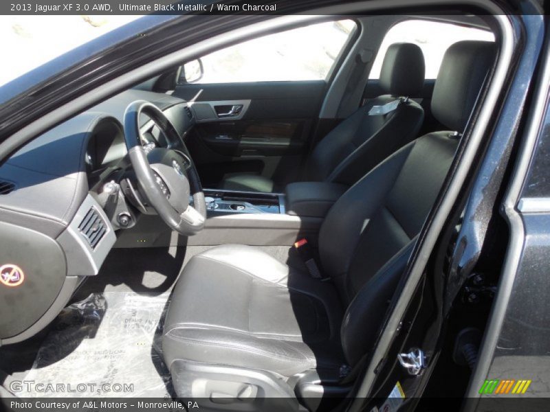 Ultimate Black Metallic / Warm Charcoal 2013 Jaguar XF 3.0 AWD