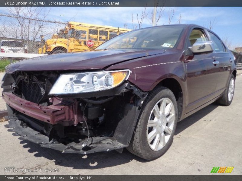Bordeaux Reserve Metallic / Light Camel 2012 Lincoln MKZ FWD