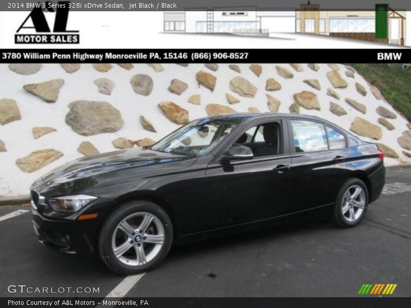 Jet Black / Black 2014 BMW 3 Series 328i xDrive Sedan