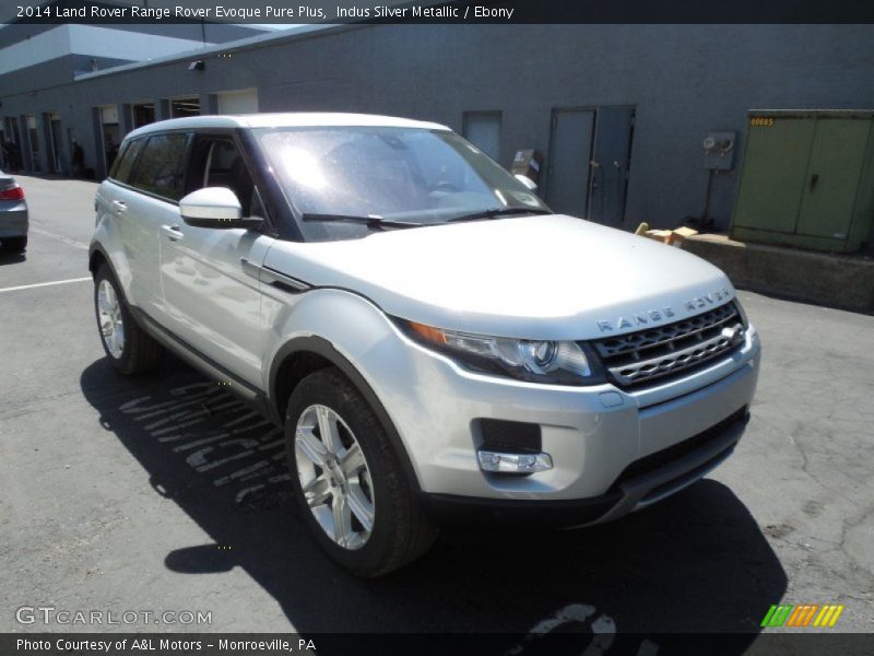 Indus Silver Metallic / Ebony 2014 Land Rover Range Rover Evoque Pure Plus