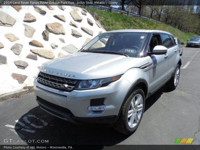 Indus Silver Metallic / Ebony 2014 Land Rover Range Rover Evoque Pure Plus