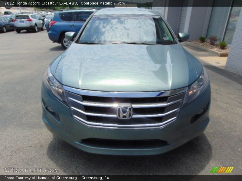 Opal Sage Metallic / Ivory 2012 Honda Accord Crosstour EX-L 4WD