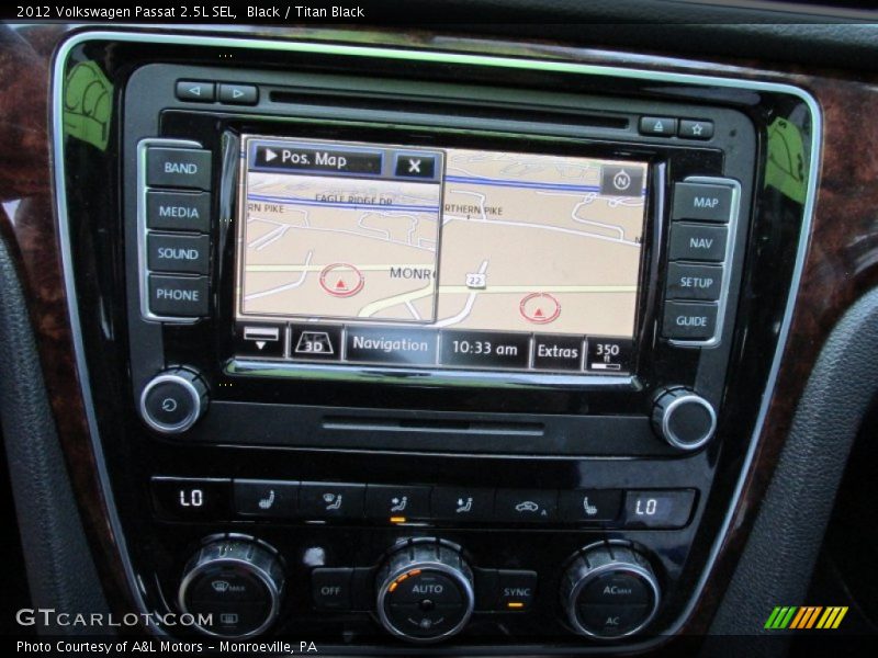 Black / Titan Black 2012 Volkswagen Passat 2.5L SEL