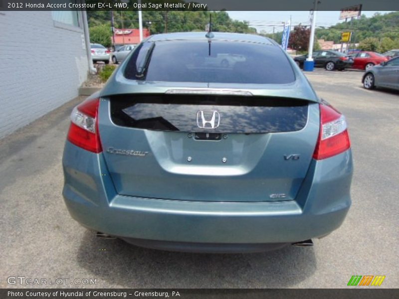 Opal Sage Metallic / Ivory 2012 Honda Accord Crosstour EX-L 4WD
