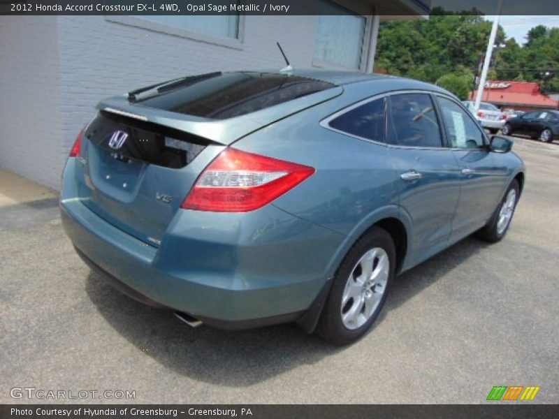 Opal Sage Metallic / Ivory 2012 Honda Accord Crosstour EX-L 4WD