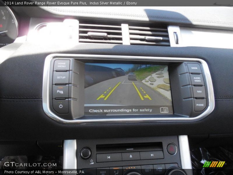 Indus Silver Metallic / Ebony 2014 Land Rover Range Rover Evoque Pure Plus