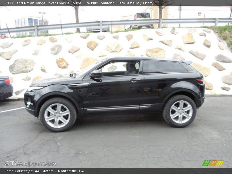 Santorini Black Metallic / Ebony 2014 Land Rover Range Rover Evoque Coupe Pure Plus