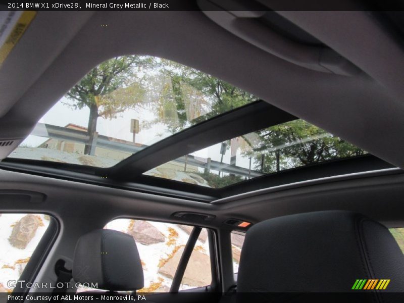 Mineral Grey Metallic / Black 2014 BMW X1 xDrive28i