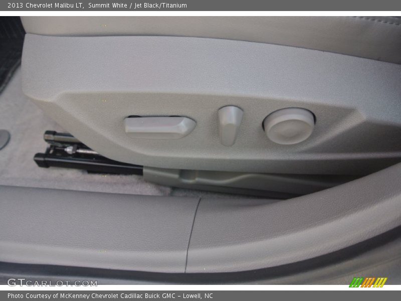 Summit White / Jet Black/Titanium 2013 Chevrolet Malibu LT