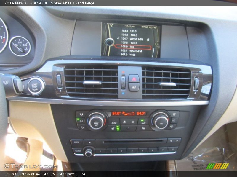 Alpine White / Sand Beige 2014 BMW X3 xDrive28i