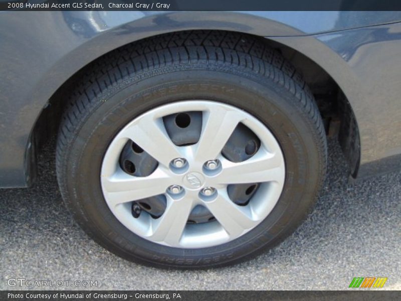 Charcoal Gray / Gray 2008 Hyundai Accent GLS Sedan