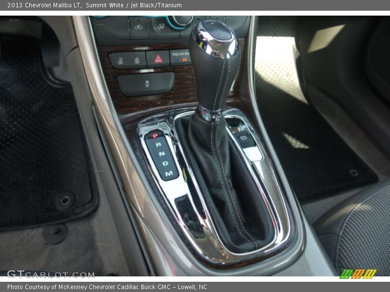 Summit White / Jet Black/Titanium 2013 Chevrolet Malibu LT