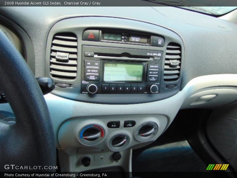 Charcoal Gray / Gray 2008 Hyundai Accent GLS Sedan