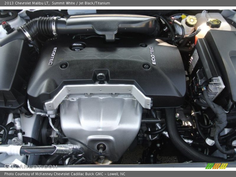 Summit White / Jet Black/Titanium 2013 Chevrolet Malibu LT