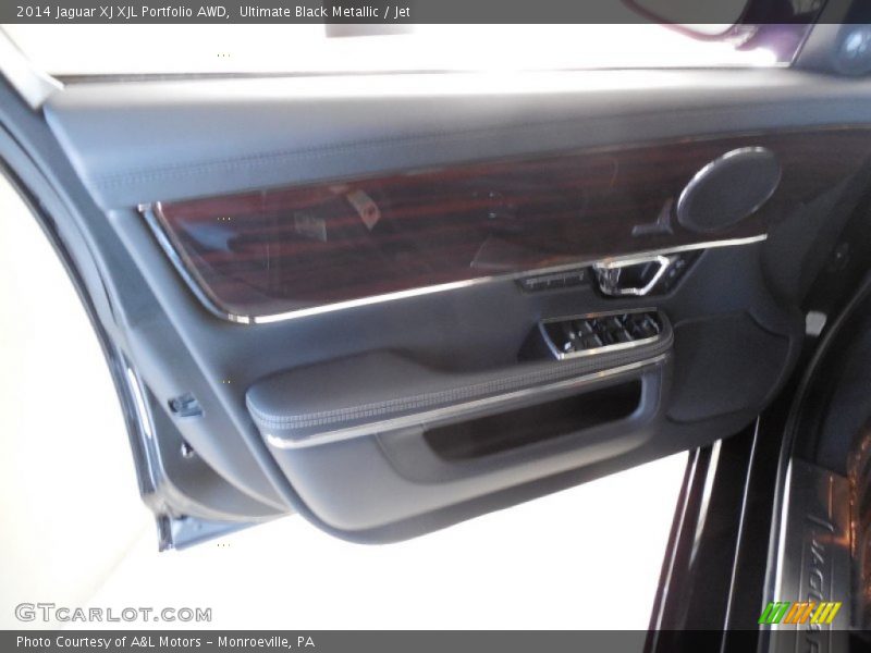 Ultimate Black Metallic / Jet 2014 Jaguar XJ XJL Portfolio AWD
