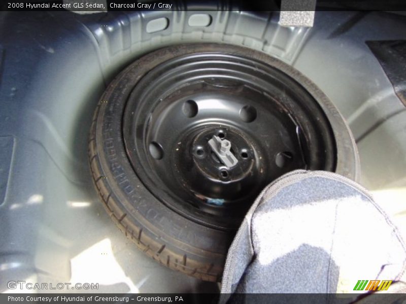 Charcoal Gray / Gray 2008 Hyundai Accent GLS Sedan