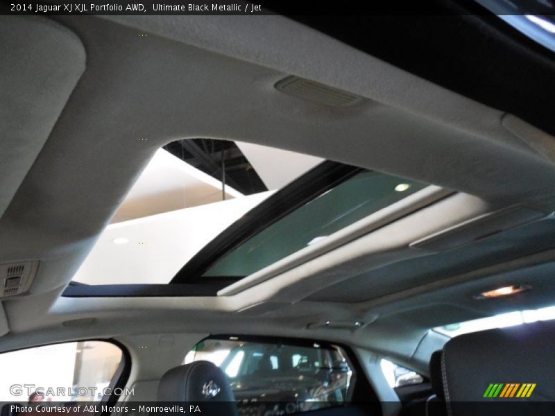 Ultimate Black Metallic / Jet 2014 Jaguar XJ XJL Portfolio AWD