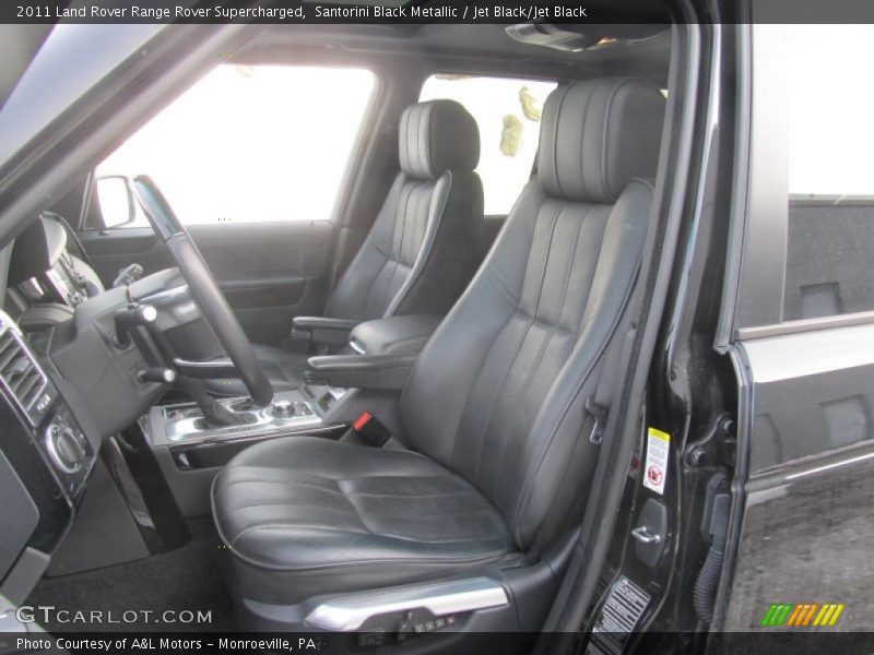 Santorini Black Metallic / Jet Black/Jet Black 2011 Land Rover Range Rover Supercharged