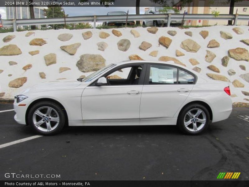 Alpine White / Black 2014 BMW 3 Series 328i xDrive Sedan