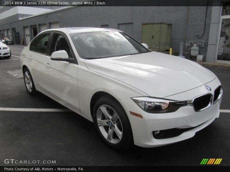 Alpine White / Black 2014 BMW 3 Series 328i xDrive Sedan