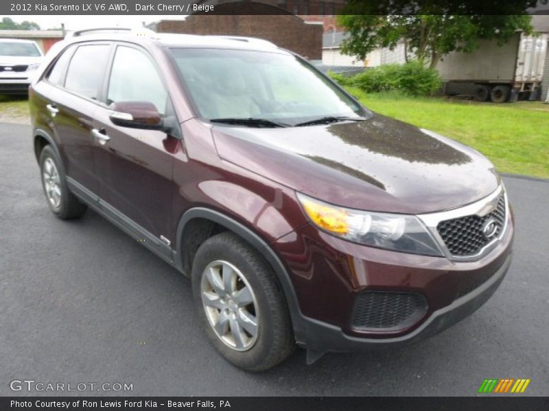 Front 3/4 View of 2012 Sorento LX V6 AWD