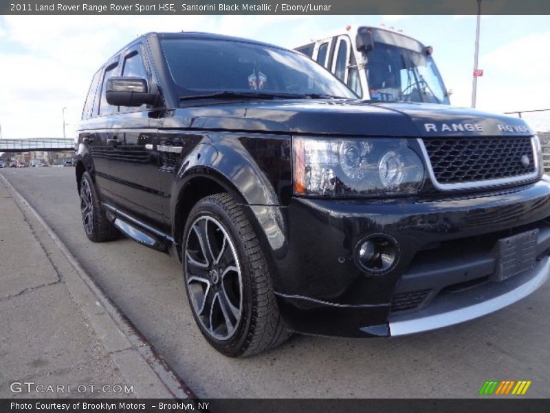 Santorini Black Metallic / Ebony/Lunar 2011 Land Rover Range Rover Sport HSE